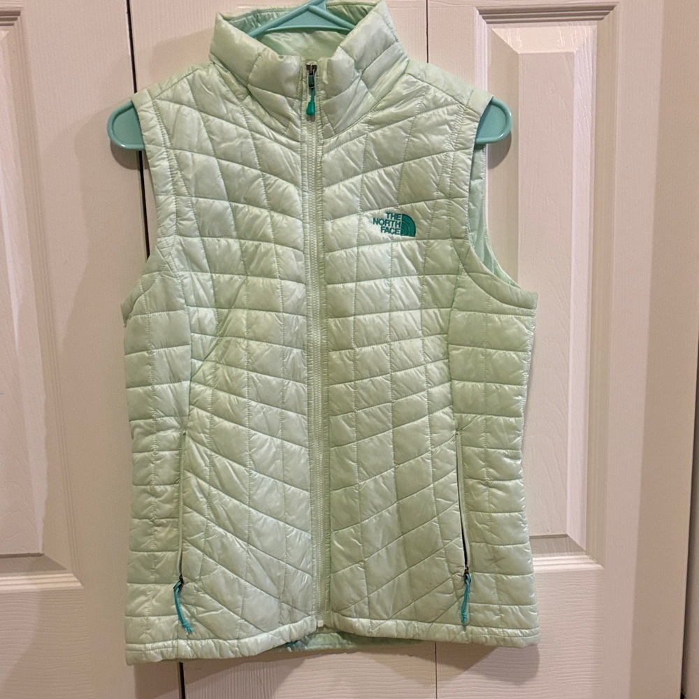 The North Face Mint Quilted Vest